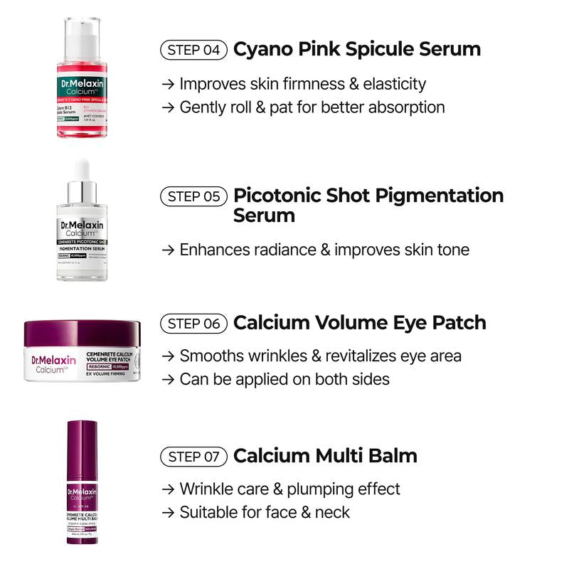 Glamora 7-Step Perfect Skin Set | De Ultieme 7-Stappen Routine voor een Jeugdige Huid