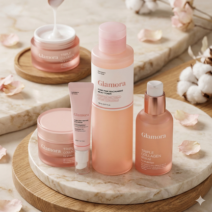 De #1 Glamora Anti-Aging Bundel | De Ultieme Routine voor Vrouwen 40+
