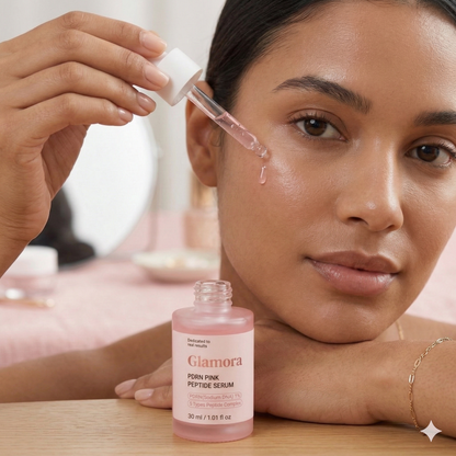 Glamora #1 PDRN Pink Peptide Serum | De Koreaanse Glass Skin Reset