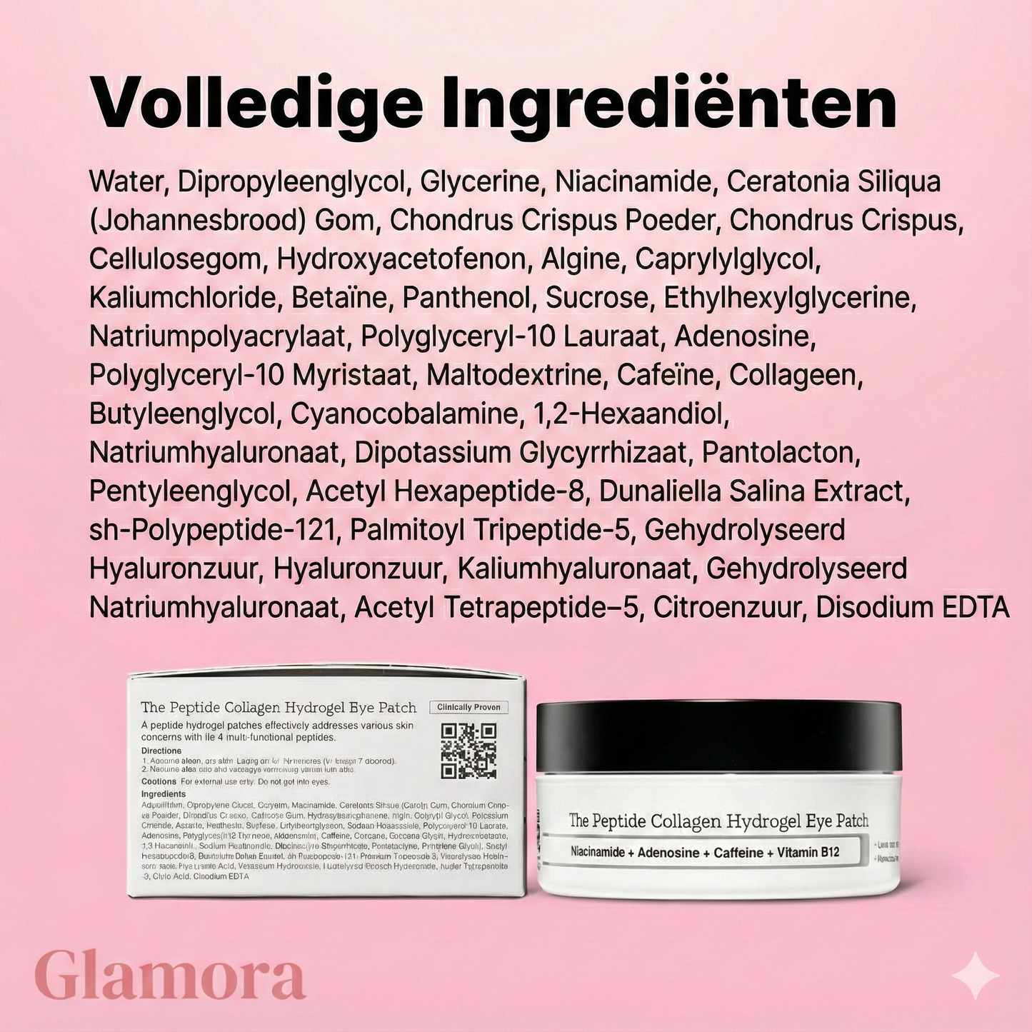 Glamora Collagen Eye Patch | #1 Wist Direct Tekenen van Vermoeidheid